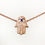Thumbnail: Hand Sideways - Everyday Necklace (Rose or White)