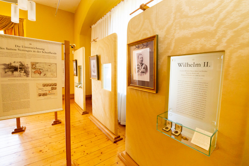 Gelber Saal des Jagdschlossmuseums in Schorfheide