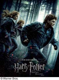 Harry Potter and The Deathly Hallows: Part 1 - Sat 8/12 - Doors at 3 p.m. - Show at 4 p.m.