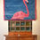 Thumbnail: Handmade Velvet Flamingo Roman Blind Half Length Image