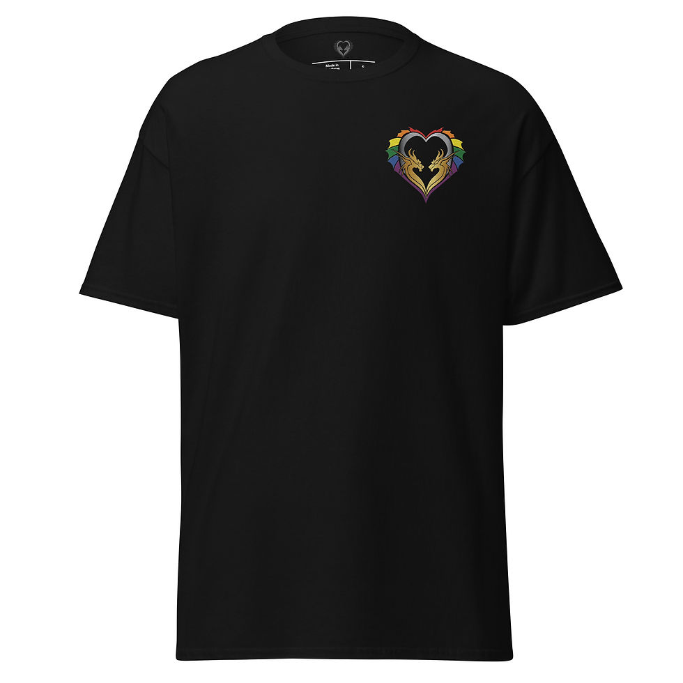 Thumbnail: Embroidered Rainbow Pride Logo Unisex classic tee
