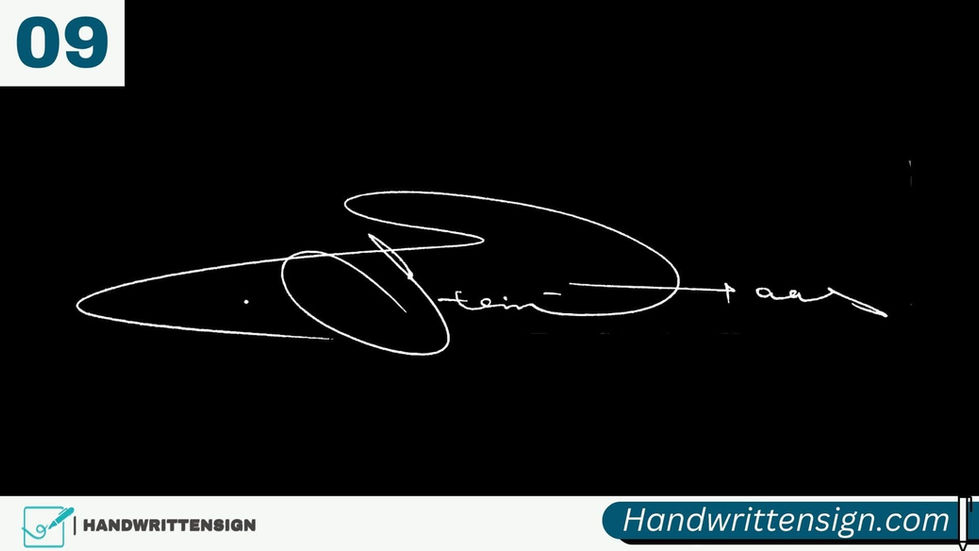 Letter E Signature Style 9