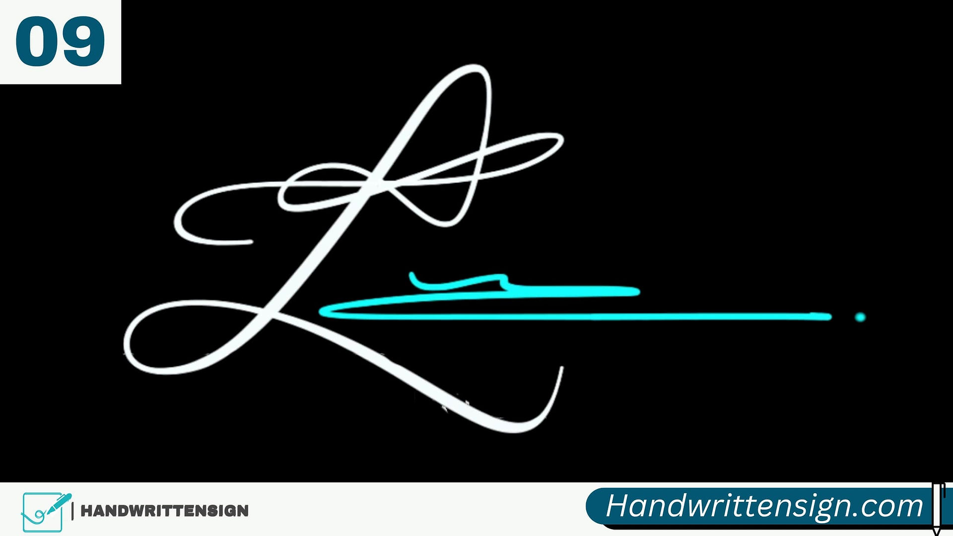 L Letter Signature Style — Gallery Example 10