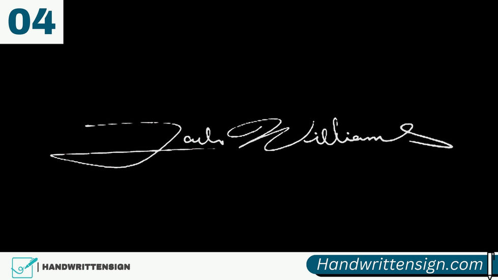 Letter Z Signature Style 4