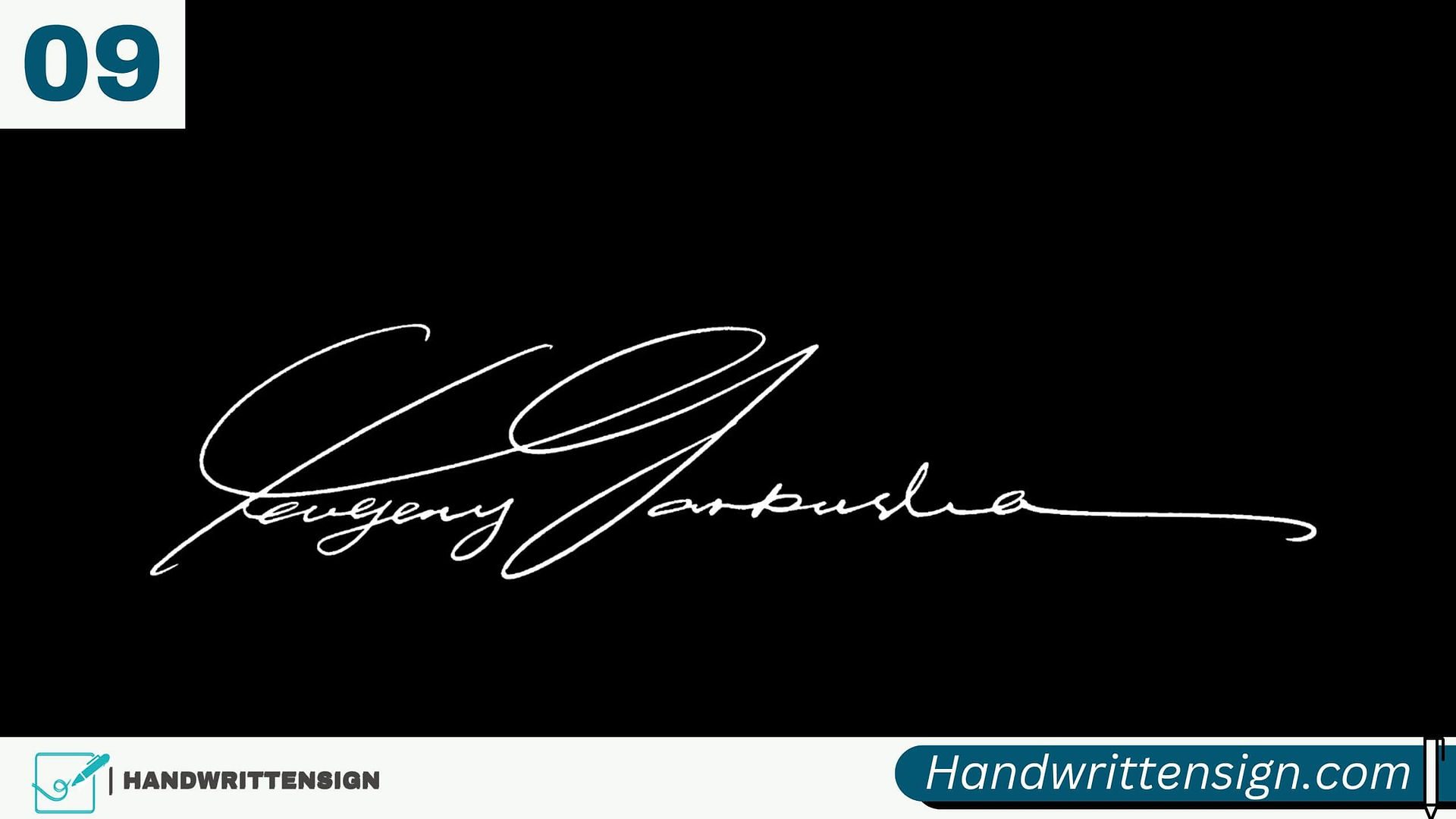 Letter Y Signature Style 9