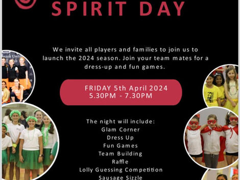 Club Spirit Day 5th April 2024