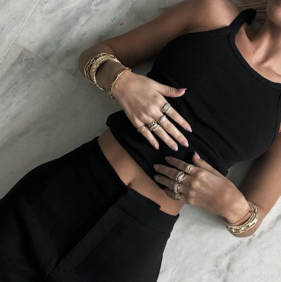 Thumbnail: 'Adore You' Black Slit Pants
