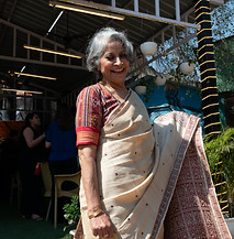 A photo of one of our founders, Raji