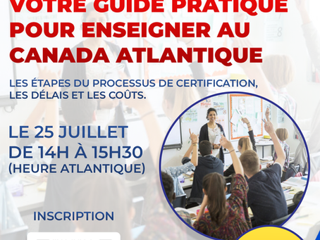 Votre Guide Pratique pour enseigner au Canada Atlantique