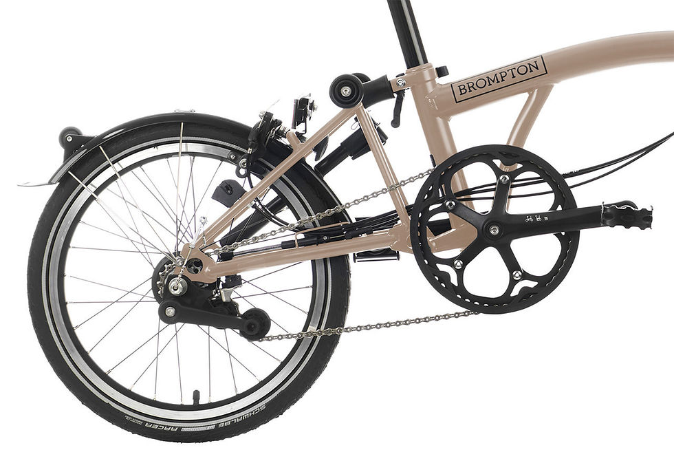 Thumbnail: Brompton C-Line Explore Low 6speed Dune Sand