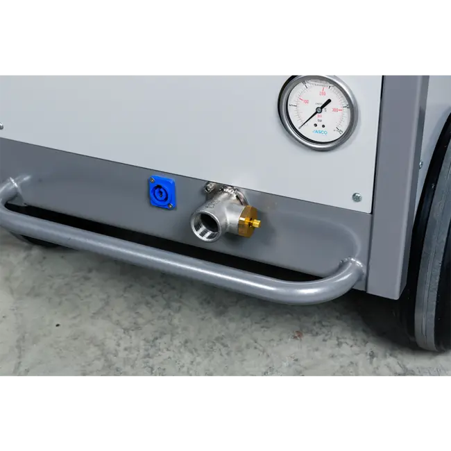 Miniatura: przyłącze sprężonego powietrza maszyny do czyszczenia suchym lodem ascojet 1701