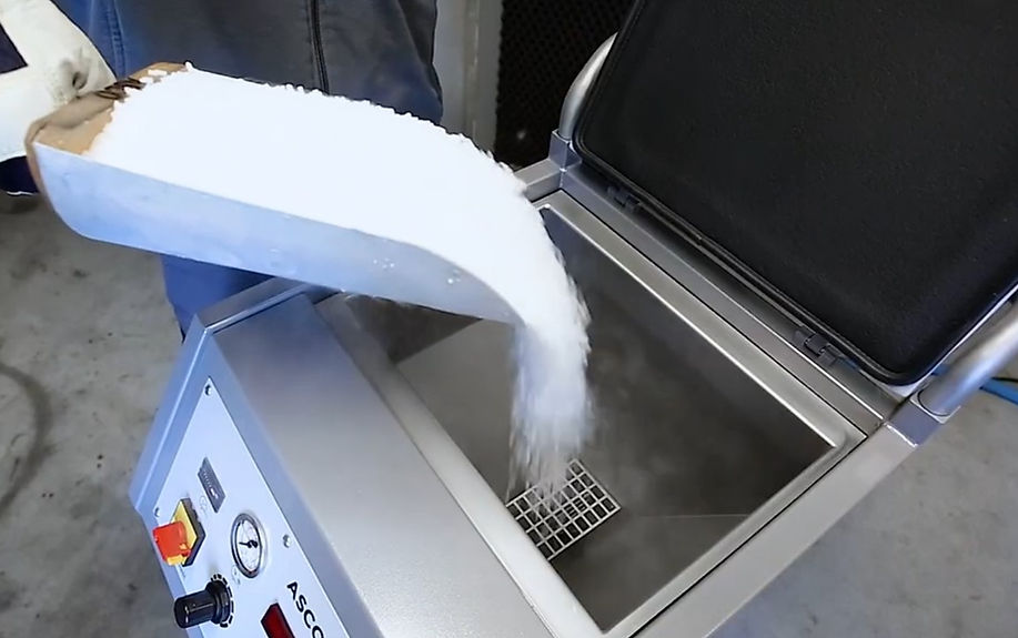 czyszczenie suchym lodem asco frime frost