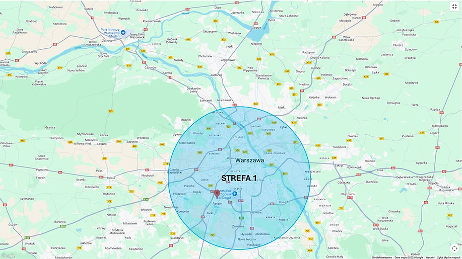 DOSTAWA SUCHEGO LODU STREFA 1 WARSZAWA PRIME FROST