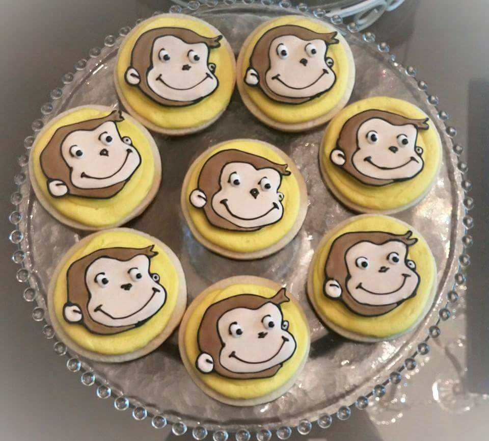 Curious George cupcakes