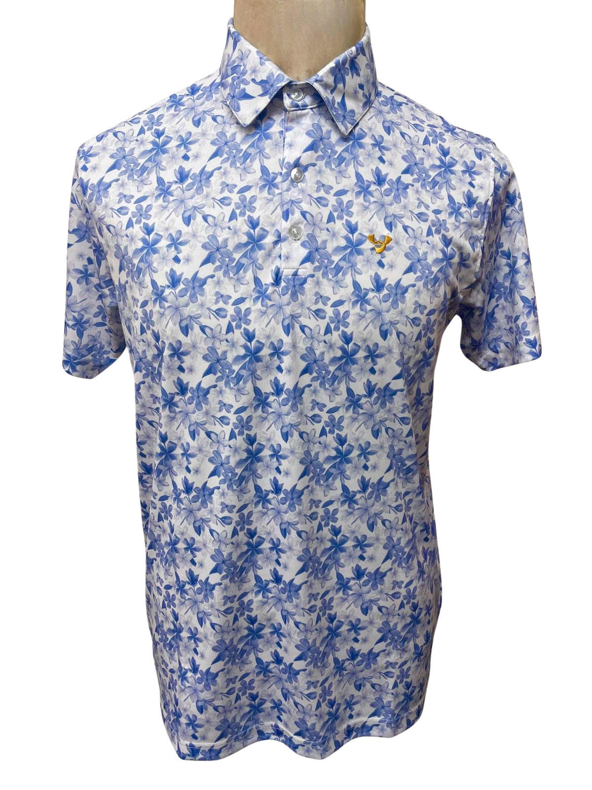 M5193 - Men's Patterned Print Polo T-shirt