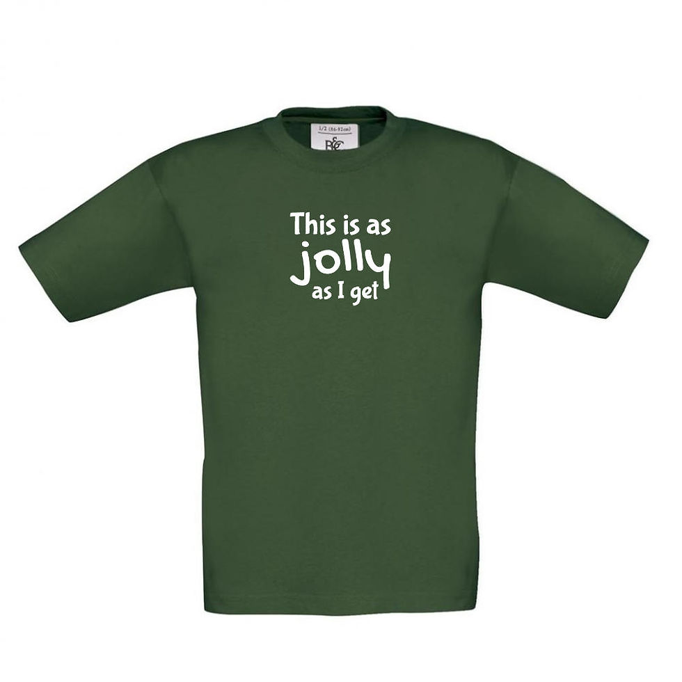 This is as jolly as I get - Kids' T-shirt