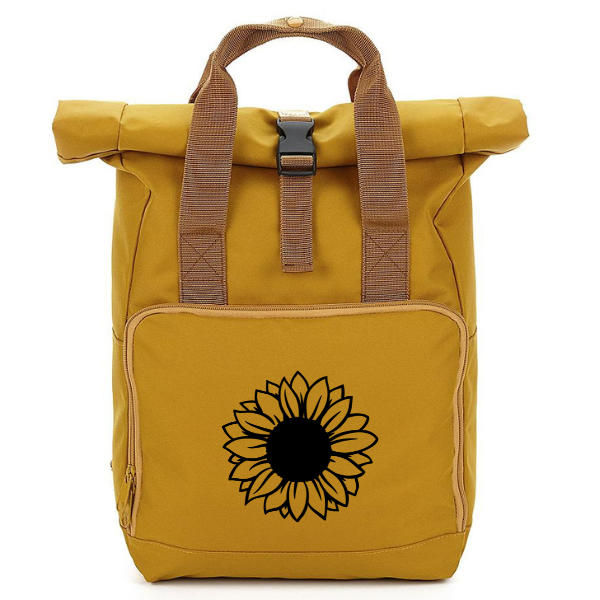 Sunflower - Roll-Top Backpack Size M