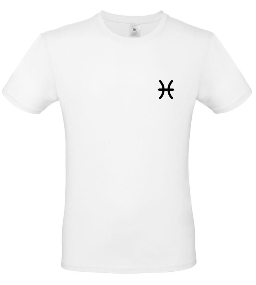 Pisces Zodiac Sign (small print) - T-shirt