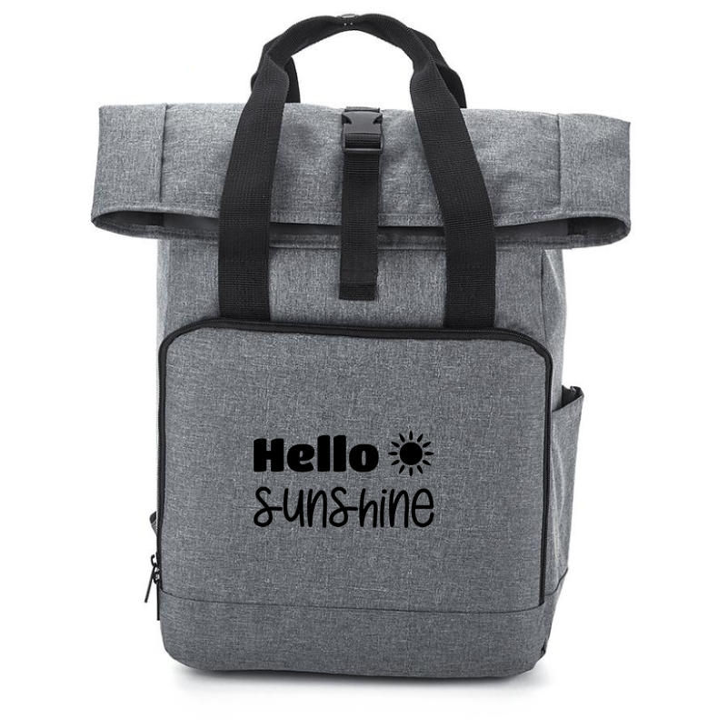 Hello sunshine - Roll-Top Backpack size L