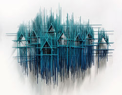 Landscape Horizontal blue I (sold)