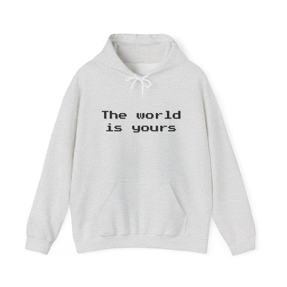 Thumbnail: Big Blimp Heavyweight Hoodie — Minimalist Motivational Pullover