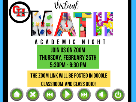 Oak Hill To Host Virtual Math Night