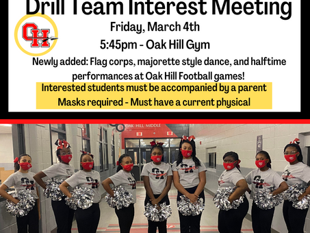 Drill Team Interest Meeting! 