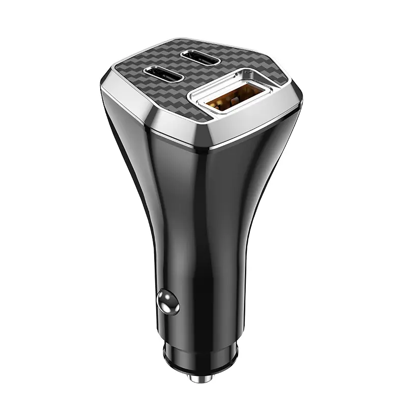 Μικρογραφία: JELLICO car charger F15 PD 88,5W 2xUSB-C + 1xUSB QC3.0 Black