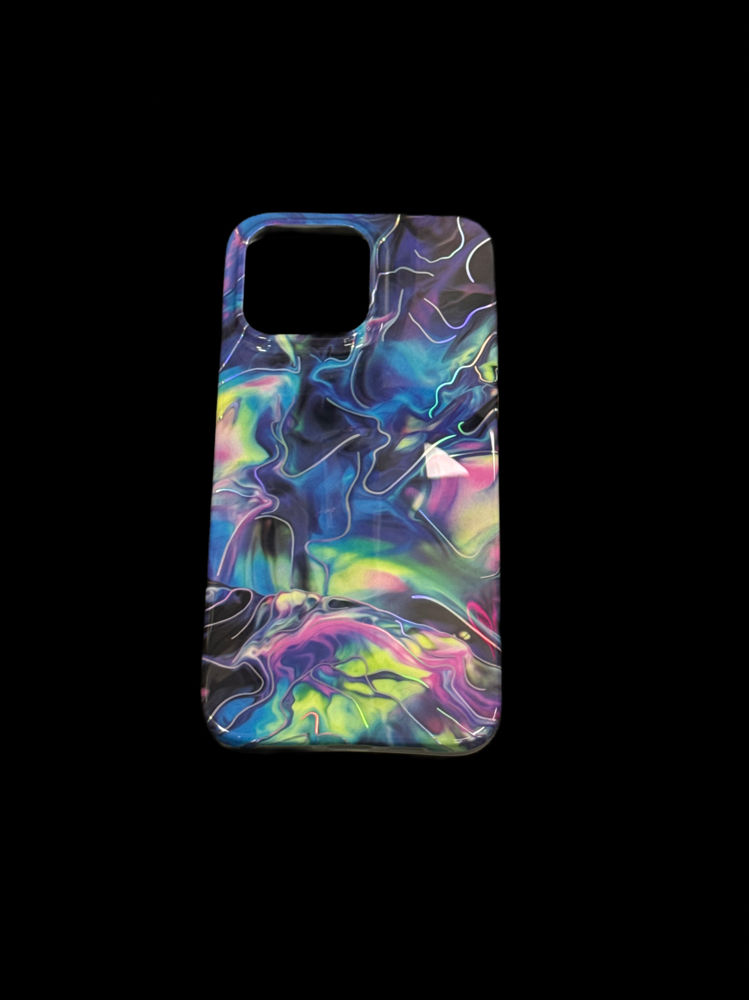 Θήκη iPhone 15 Pro Max Colourful Marble Waves
