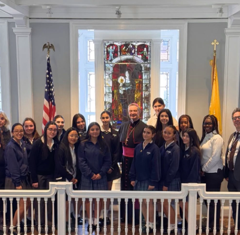 Bishop Brennan Visits Fontbonne!