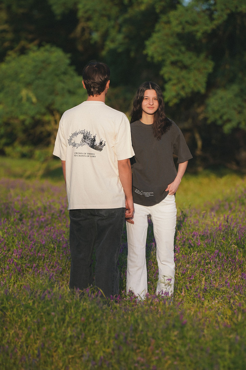 Thumbnail: Vintage Black- "Crown of Glory" Tee