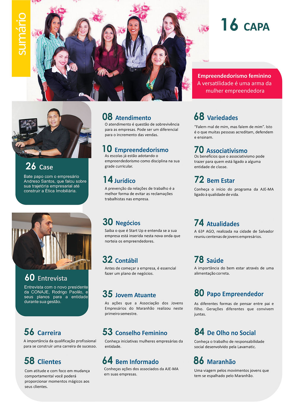 SUMÁRIO REVISTA AJE-MA