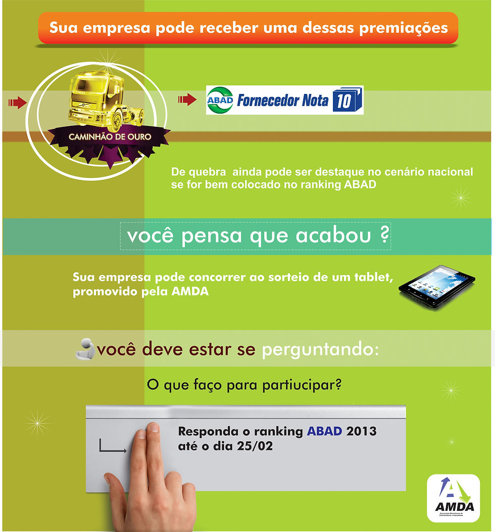 AMDA CAMINHÃO DE PRÊMIOS