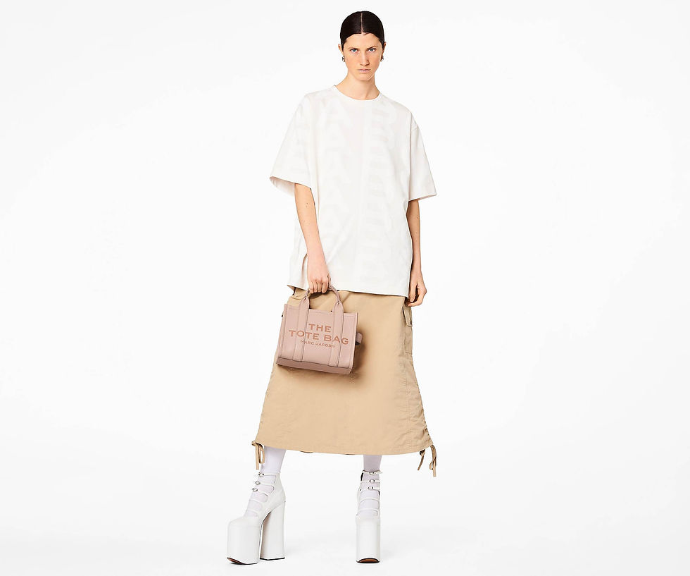 Miniatura: THE LEATHER SMALL TOTE BAG