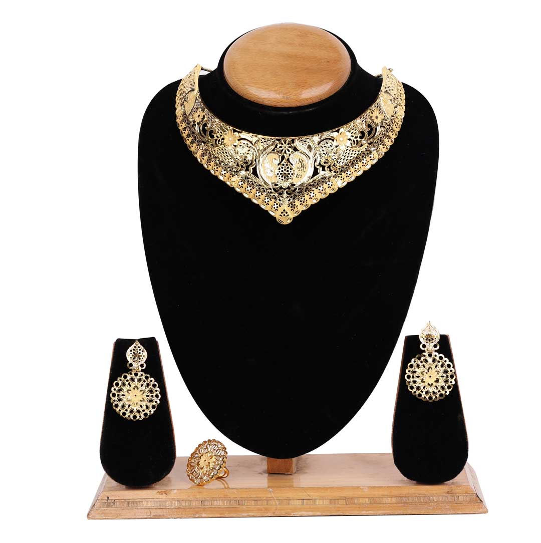 Forming Choker Necklace | Wedding Gold Jewelry for Women| Traditional & Occasion