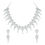 Miniature : AD Necklace |AD Silver Necklace set| Choker Necklace Jewelry Set| Party wear | G