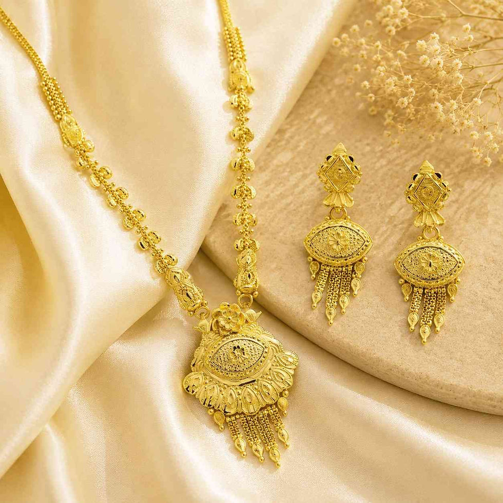 Thumbnail: Forming Necklace | 14K 18K 24K Micron Gold Plated Fashion Design Short Necklace