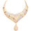Thumbnail: 3 Tone Gold Plated Necklace| Fashion Jewelry| Special Occasion| Gift| Party Wear