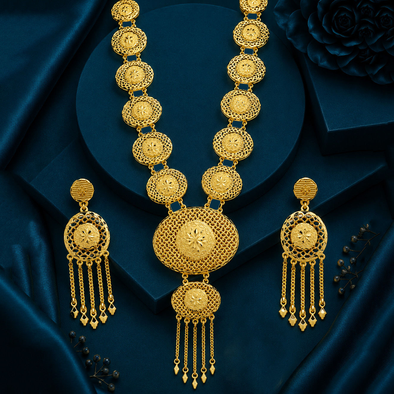Long Forming Necklace | Fashion Jewelry | Traditional Jewelry | Luxury Jewelry
