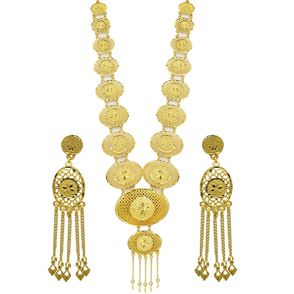 थंबनेल: Long Forming Necklace | Fashion Jewelry | Traditional Jewelry | Luxury Jewelry
