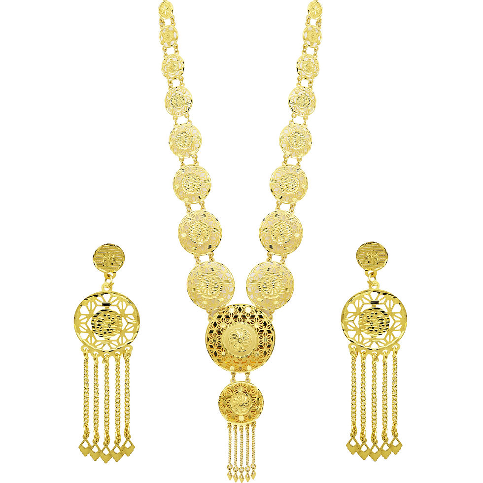 الصورة المصغرة: Long Forming Necklace | Fashion Jewelry | Luxury Jewelry | Traditional Jewelry