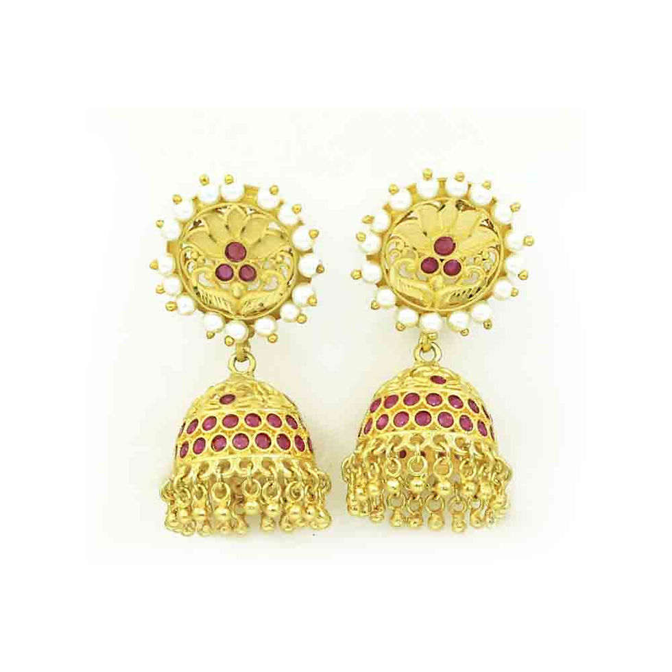 Thumbnail: Forming Necklace | Wholesale 14K 18K 24K Gold Plated Floral Design Necklace Set