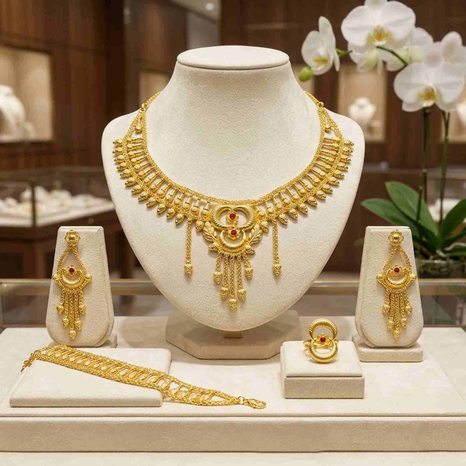 Forming Necklace| 14K18K24K Micron Gold Plated European Design Fashion Jewellery