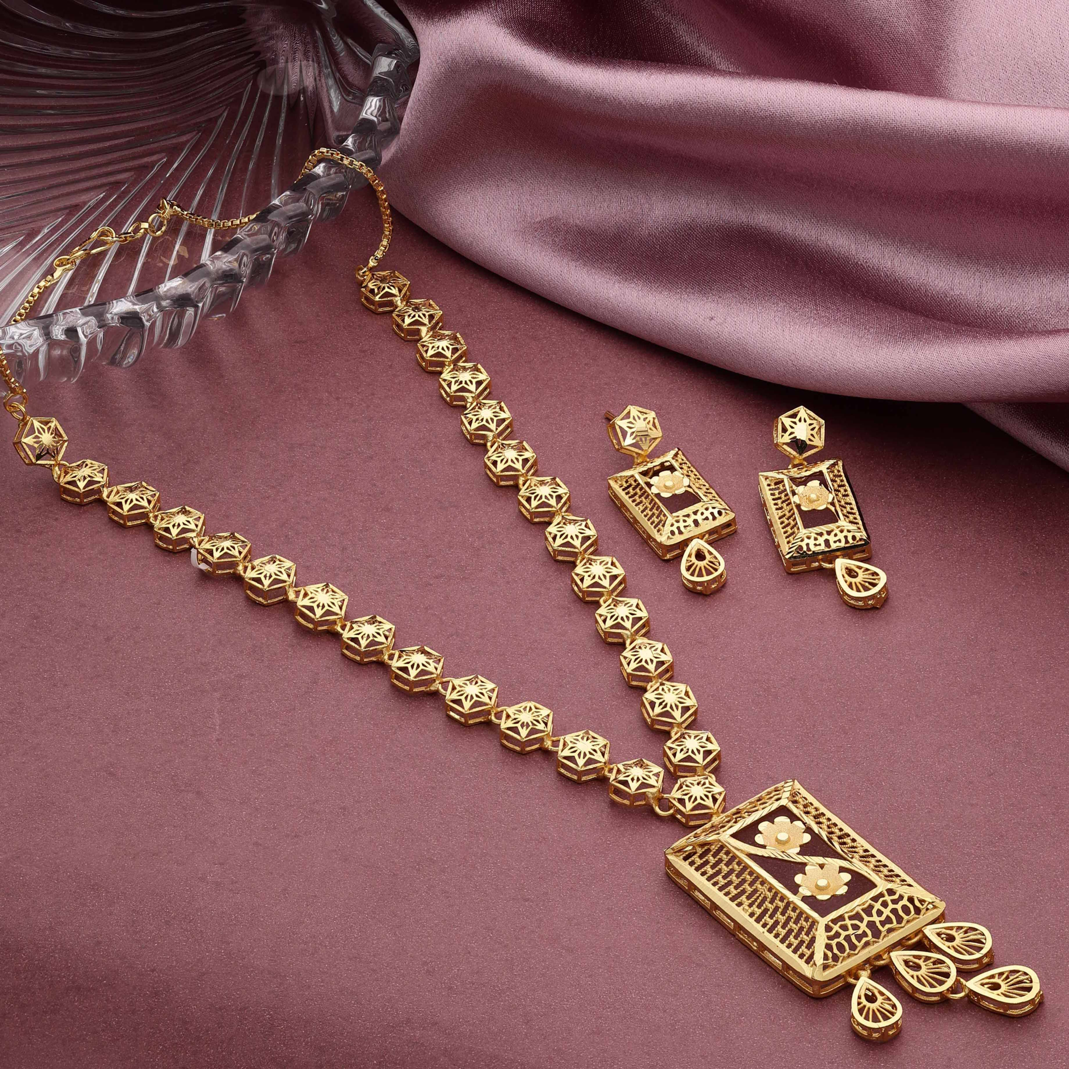 Long Forming Necklace | Wedding season| Traditional Gold jewelry| Gift for Women