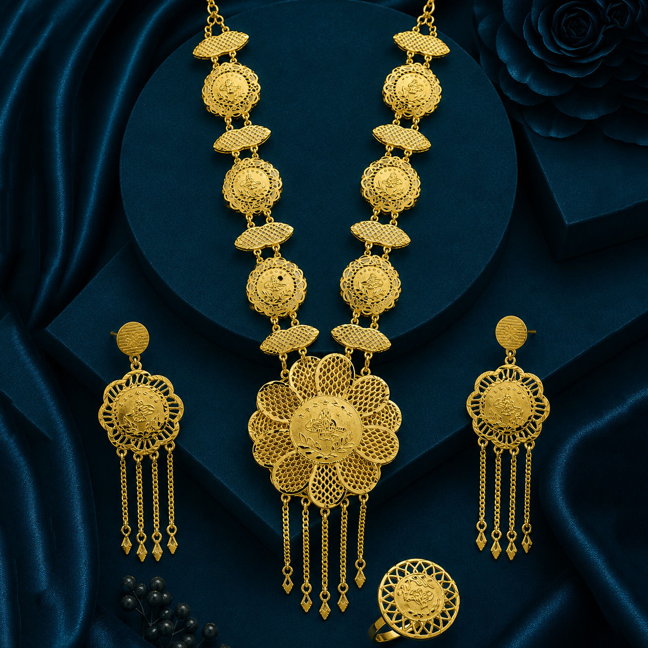 Long Forming Necklace | Fashion Jewelry Set | Festival Jewelry | Luxury Jewelry