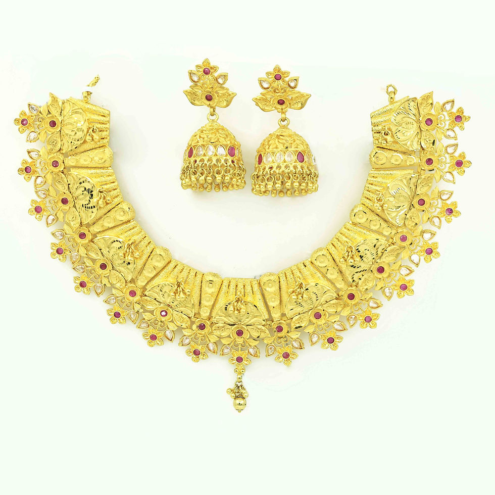 Thumbnail: Forming Necklace | Wholesale Fashion 14K 18K 24K Gold Plated Necklac Set