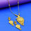 Miniature : Forming Pendent Set | Wholesale Fashion 14K 18K 24K Micro Gold Chain Pendent Set