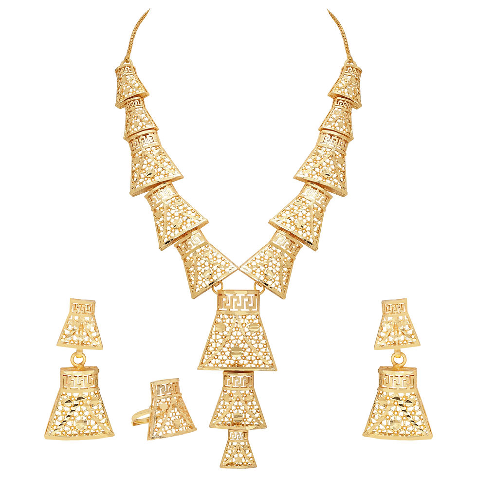 Thumbnail: Forming Necklace | Traditional Jewelry| Die Gold Forming Jewelry| Gift for women