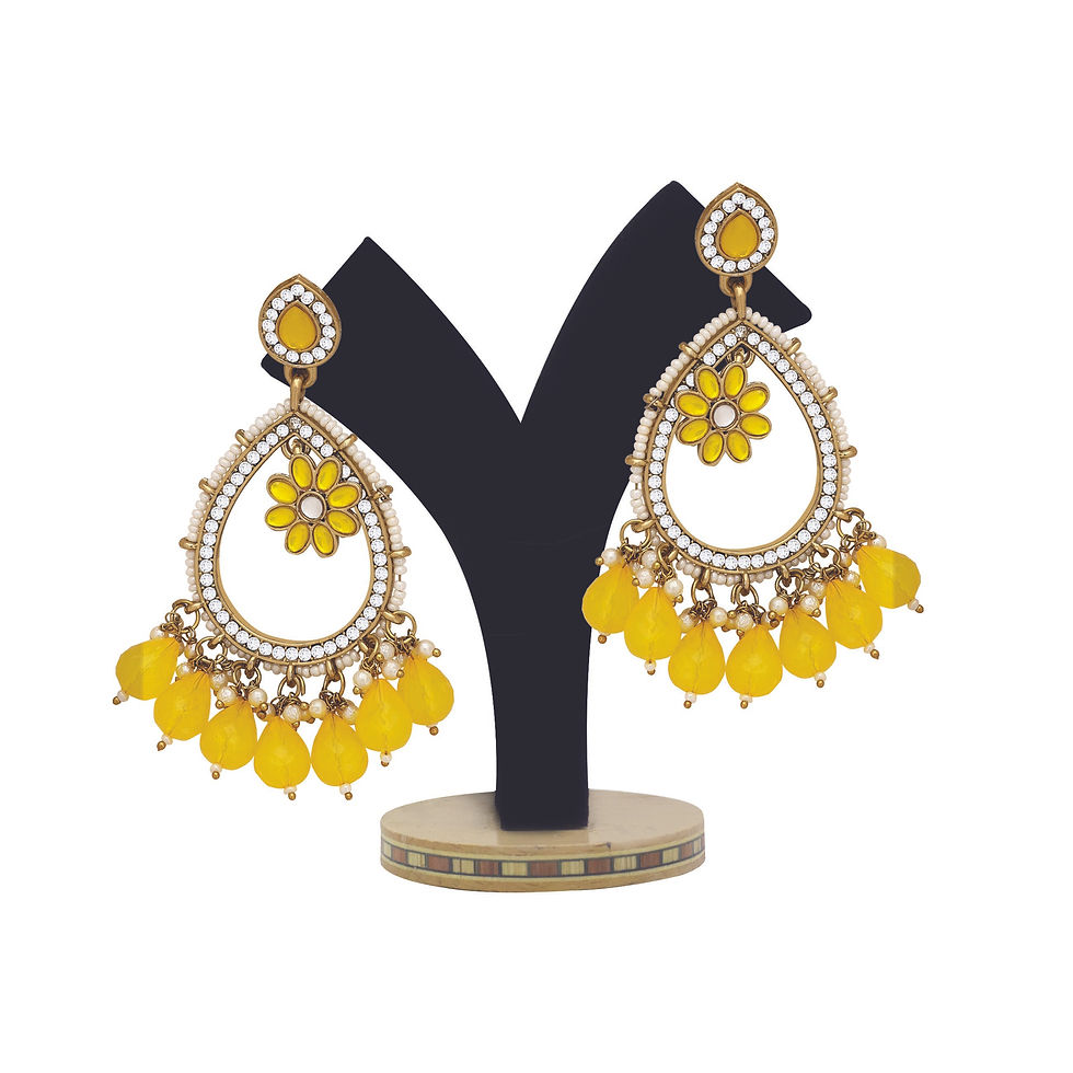 Miniature : Kundan Earrings| Jhumki Earrings | Traditional Earring |Dangle earrings | Charm