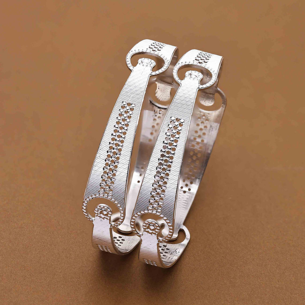 Silver  bangles